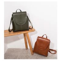 Nueva mochila, mochila simple para mujer, cuero de cera de aceite, mochila pequeña informal, bolso de viaje de alta gama de moda - details 13