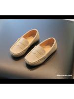 Zapatos planos de cuero para niño, mocasines informales versátiles, clásicos y sencillos, antideslizantes, para la escuela, primavera y otoño - details 16