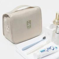 Bolsa de viaje de gran capacidad, bolsa de almacenaje para maquillaje portátil impermeable, bolsa organizadora de artículos de tocador, bolsa multifuncional para baño - details 5