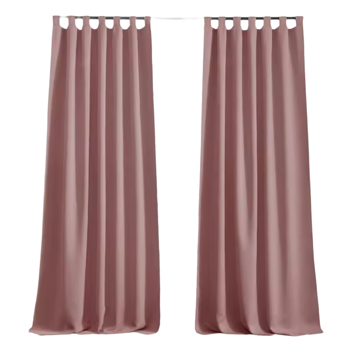 Cortinas Aislantes Termicas Opaquas 2 Piezas, Cortinas de Salón Modernas Blackout para Dormitorio con Ventana con Trabajes - 1