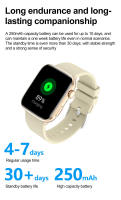 2025 Nuevo reloj inteligente para presión arterial de hombres, frecuencia cardíaca, detección de HRV IP68 Llamada Bluetooth impermeable para la salud de las mujeres (seguimiento menstrual) Reloj inteligente para modo deportivo de mujeres - details 22