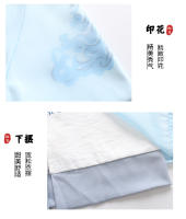 Disfraz Tang, conjunto chino para niños, estilo veraniego, Hanfu mejorado de estilo antiguo para niñas, recitación de Guzheng del Día del Niño - details 5