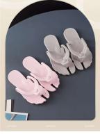 Zapatillas de viaje plegables portátiles para mujer, chanclas de playa antideslizantes, diseño desmontable, baño de natación estampado transpirable - details 1