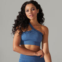 Hamidou-Sujetador deportivo Sexy para mujer, sostén de Yoga para Fitness, espalda hermosa, sujetador para correr a prueba de golpes, chaleco de hombros inclinados, Tops de entrenamiento para gimnasio - details 0