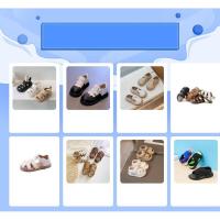 Sandalias de verano para niños y niñas, zapatos suaves y transpirables con gancho de color puro, a la moda, para la playa - details 0