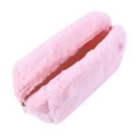 Bolso De Maquillaje Para Mujer De Peluche Sólido Viaje Organizador De Cosméticos Estuche De Ropa Joven Necesario - details 22
