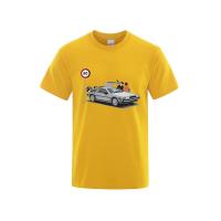 Camiseta de I Was Caught Speeding para Hombre, Top de Algodón, Holgado, Camiseta Informal, Ropa Transpirable, Sudor, Cuello Redondo, Verano - details 18