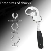 Llave Universal ajustable de doble punta, llave multifuncional para baño, llave de tubo Universal, juegos de llaves de media luna de mano - details 4