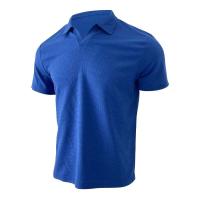 24 Nueva colección de verano transfronteriza europea y americana: Peco Waffle Camiseta de manga corta para hombre con cuello - details 14