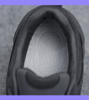 Puro negro zapatos de los hombres primavera 2025 nuevo trabajo trabajo seguro laboral zapatos antideslizantes y resistentes al desgaste de los hombres correr deportes papá zapatos suela gruesa - details 1