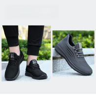 Zapatillas de moda para hombre Zapatillas elásticas ultraligeras y transpirables Suela blanda Zapatos casuales - details 4