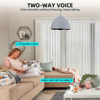Cámara de vigilancia wifi interior, 1080P, 5G, Detección y seguimiento de movimiento, Control Remoto - details 8