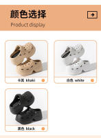 Sandalias de Tacón Alto de 9cm Punta Cerrada Suela Gruesa Diseño de Leopardo - details 7