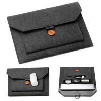 Funda para portátil de 11,6/13/14/15 ", funda de fieltro ultraligera para tableta y portátil, funda con múltiples bolsillos, maletines para Apple Macbook/Asus - details 9