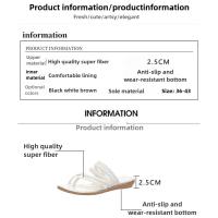 Sandalias de Mujer Verano 2025 Punta Redonda Moderna - Tejido Artesanal con Doble Estilo Playa y Ciudad - Zapatos Deportivo Elegante de Moda para Vacaciones (Estilo Havaianas) - details 2