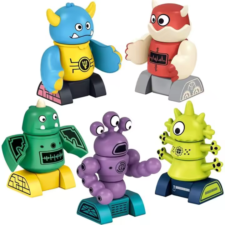 Robots magnéticos para niños, juego educativo STEM, juguete de Robots apilables para niños y niñas de 3 a 6 años - 1