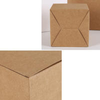 Caja de Papel Kraft para embalaje de 20 piezas, caja cuadrada de cartón blanco para joyería, Dulces, galletas, fiesta de cumpleaños, decoración de boda - details 6