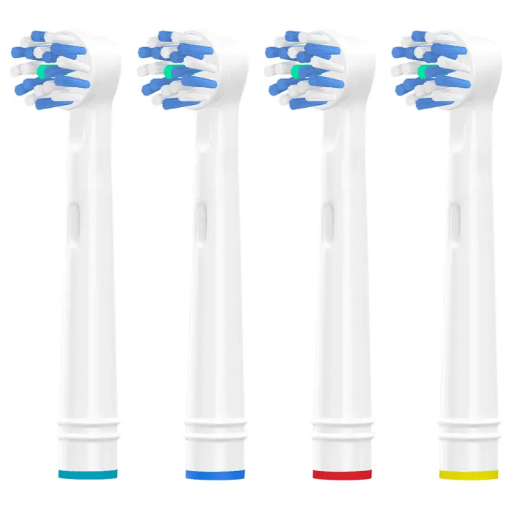 Cabezales de repuesto para cepillo de dientes Oral B, cerdas entrecruzadas para una limpieza efectiva de los dientes, D12, D16, D20, D29, D34, D36, Pro600, Pro7000 - 1