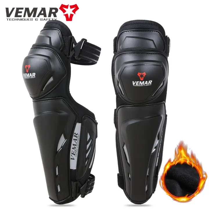 VEMAR-equipo de protección para motociclismo, rodilleras, juego de 4 piezas, rodilleras ligeras y transpirables, ciclismo todoterreno - 1