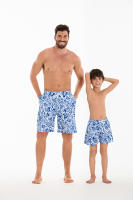 Bañador modelo padre-hijo, nuevo padre e hijo pantalones de hombre natación, pantalones de playa de gran tamaño - details 3