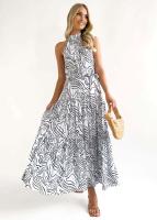 Katrina Maxi Dress - White Swi