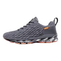 Zapatos de hombre con diseño de escamas de pescado, primavera 2025, nuevos zapatos de gimnasio de malla tejida voladora, zapatos deportivos transpirables, zapatos para correr - details 2