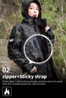 Chaqueta M65 larga táctica a prueba de viento para senderismo Hanye - details 4
