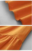 Vestido halter de color liso para mujer, vestidos informales holgados coreanos a la moda con temperamento elegante para viajes y vacaciones de verano - details 3