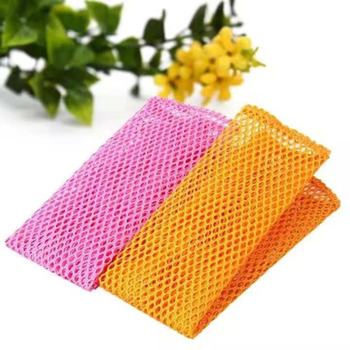 Paños rojos para lavar platos, herramienta de limpieza de cocina, de secado rápido estropajo, innovador, 2 piezas - 1