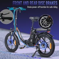 FAFREES F20 Bicicleta Eléctrica, Motor de 250W, Batería de 36V 16Ah, Neumáticos Anchos de 20*3 pulgadas, Velocidad Máxima de 25km/h, Autonomía de 60-80km, SHIMANO de 7 Velocidades, Frenos de Disco Mecánicos, Tracción Trasera, Pantalla LCD- Gris - details 9