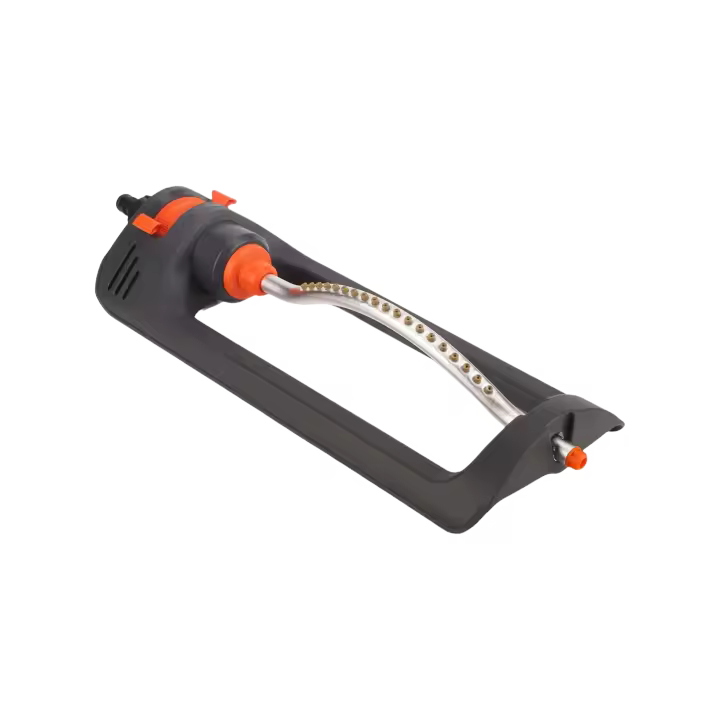 Aspersor de césped oscilante automático, dispositivo de 19 orificios y 4 modos para riego doméstico, jardín y agrícola - 1