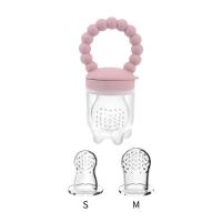 Chupete para bebé, alimentador de frutas, bolsa de malla de silicona para bebé, chupete, alimentador de frutas y verduras de calidad alimentaria, juguetes para la dentición de niños pequeños - details 5