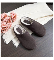 Un pedal de fondo plano bolsa cabeza perezosa medias zapatillas de terciopelo zapatos de mujer de gran tamaño. - details 19