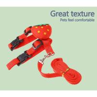 Conjunto de Correa y Correas Ajustables para Mascotas Ideal para Conejos, Gatos, Ferretas, Conejos, Erizos Paseos al Aire Libre - details 2