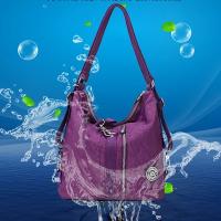 Mochila multifunción 3 en 1 para mujer, bolso de hombro de tela de nailon, bolso de compras reutilizable, bolso de viaje cruzado - details 2