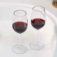 Copas de Vino de Plástico Tritan Unas 12.5 Oz Ideal para Celebraciones al Aire Libre, Bodas y Cumpleaños Paquete de 2/4 - details 4