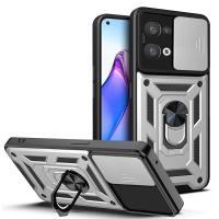 Funda de lujo para cámara OPPO Reno, cubierta protectora deslizante con material exterior de PC + TPU - details 11