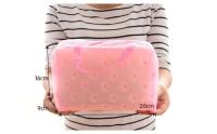 Bolsa de maquillaje transparente de PVC ral para mujer y niña, estuche impermeable con cremallera, bolsas de aseo de viaje, bolso - details 6