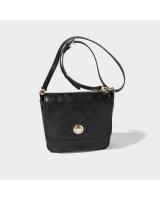 Bolso de mensajero de un hombro, nuevo bolso de axila para mujer, bolso de cuero suave blanco y negro. - details 12