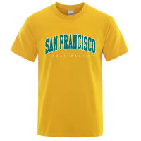 Camiseta holgada de algodón para hombre, ropa con letras de la ciudad de San Petersburgo, California, EE. UU., de gran tamaño, a la moda, de verano, Tops holgados informales - details 18