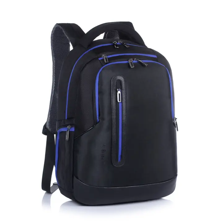 Mochila informal de negocios negra para hombres y mujeres, mochila para ordenador portátil para ir al trabajo, mochila escolar para estudiantes universitarios, mochila de viaje de nailon de gran capacidad - 1