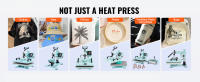 SucceBuy Máquina de prensado en caliente, Máquina de transferencia de calor con prensa de vaso de 30 oz, Control digital, 360 °   Swing Away, para sombreros, camisetas, platos - details 6
