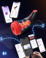 Realista Masculina Masturbador Juguete Sexual Vibrador con 9 Succión y Vibración - details 2