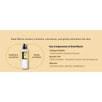 Esencia Reparadora de Potencia al 96%, 3.38 fl.oz, 100 ml, Suero Facial Hidratante con Filtración de Secreción de Caracol para Piel Opaca y Delgada. - details 2
