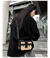 Bolso de caja Bolso cuadrado pequeño Tendencia de la moda de los hombres Bolso bandolera Otoño bolso de hombro para teléfono móvil - details 15