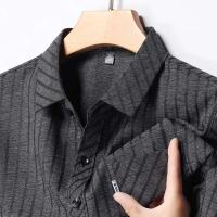 Nueva camisa de manga corta estampada informal de negocios, para hombre, resistente a las arrugas, sin necesidad de planchar, top versátil adecuado para todos - details 8