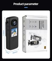 Cámara de mano 4K30 hd para selfie, doble pantalla pregrabada, larga duración, deportiva, a prueba de agua - details 10