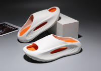 Zapatillas de Baño Unisex con Suela Gruesa Moda Hombres Zapatos de Playa EVA Suaves Antideslizantes Talla Grande Color Sólido Material Superior - details 11