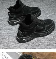 🧡 🧡 🧡 Seguro de trabajo zapatos de los hombres primavera sitio de construcción trabajo antideslizante trabajo resistente al desgaste impermeable deportes al aire libre montañismo herramientas Martin marea zapatos - details 7