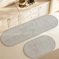 Alfombra de cocina superabsorbente, felpudo largo de diatomita, suave, lavable, antideslizante, para entrada de baño - details 10